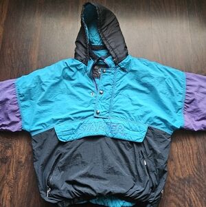 Vintage 90s Starter S2 Brand 1/2 Zip Puffer Jacket Starter brand